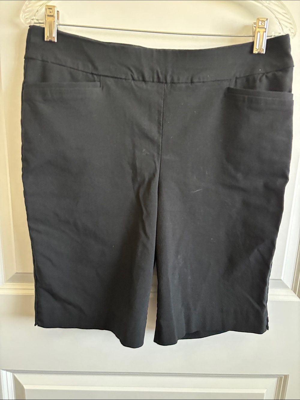 Chico's Black Bermuda Shorts